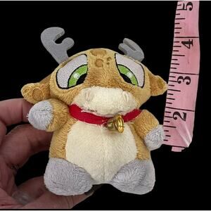 Neopets Raindorf Plushie 4" Raindorf Plush Stuffed Reindeer Toy 2004 No tush tag